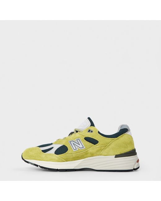 New Balance Green Nb 991V2 for men