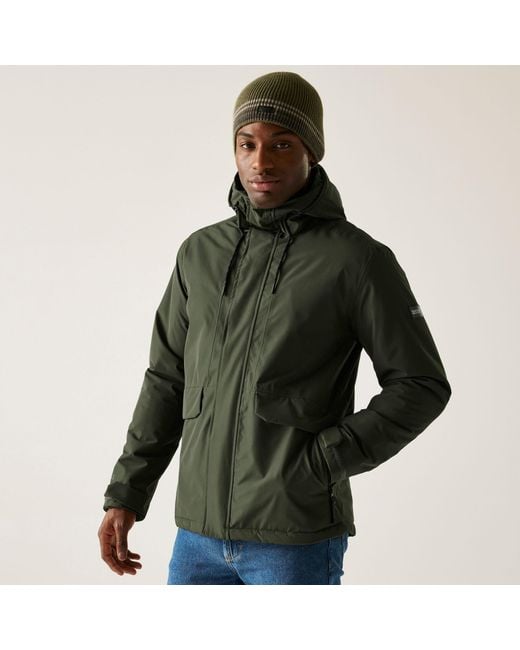 Regatta Green Sterlings Waterproof Insulated Jacket for men