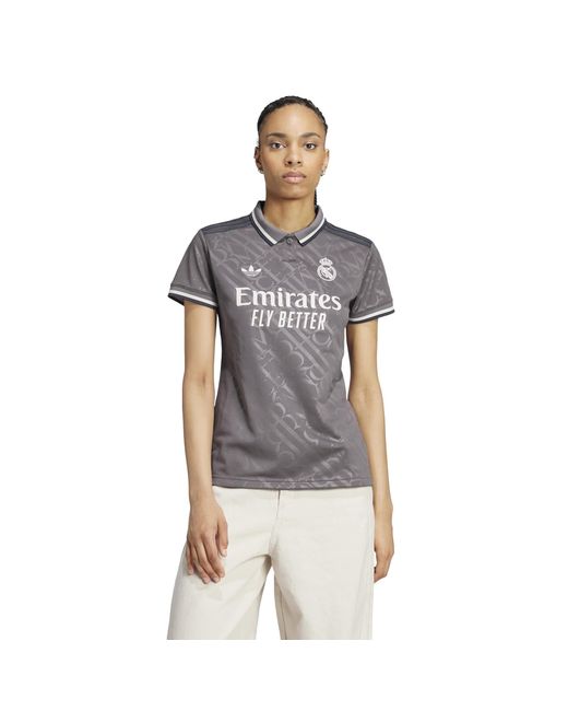 Adidas Gray Real Madrid Third Shirt 24/25