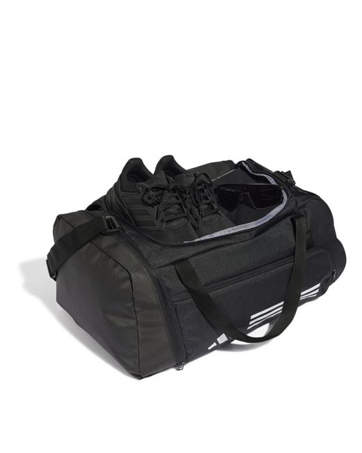 Adidas Black Essentials Medium Duffle Bag Adults