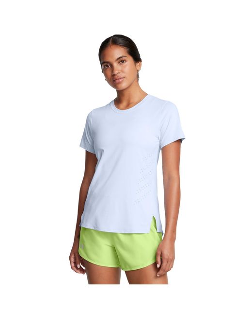 Under Armour Blue Launch Elite Long-Sleeve Performance Gym Top