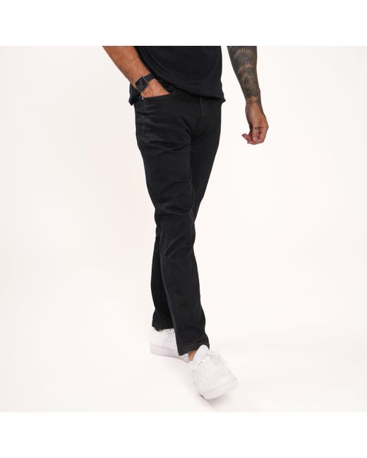 Firetrap Black Rom Straight Leg Jeans for men