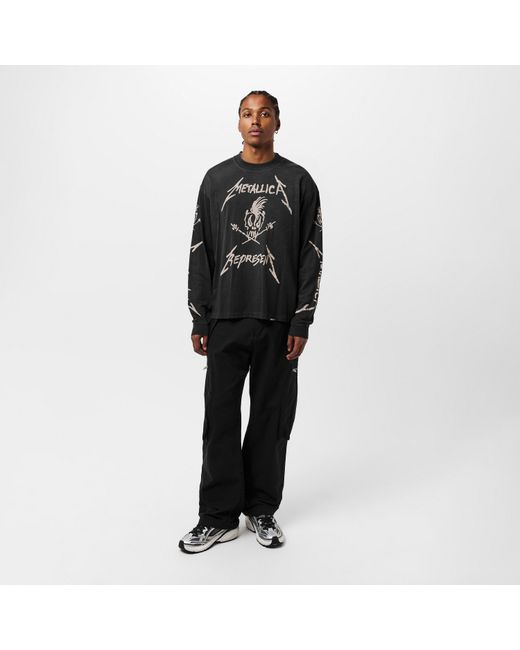 Represent Black Cotton T-Shirt for men