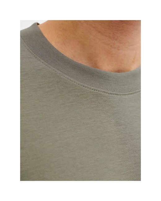 Jack & Jones Green Barron Short Sleeve O-Neck Oversized Fit T-Shirt for men