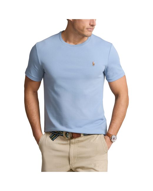 Polo Ralph Lauren Blue Regular Fit Pima T-Shirt for men