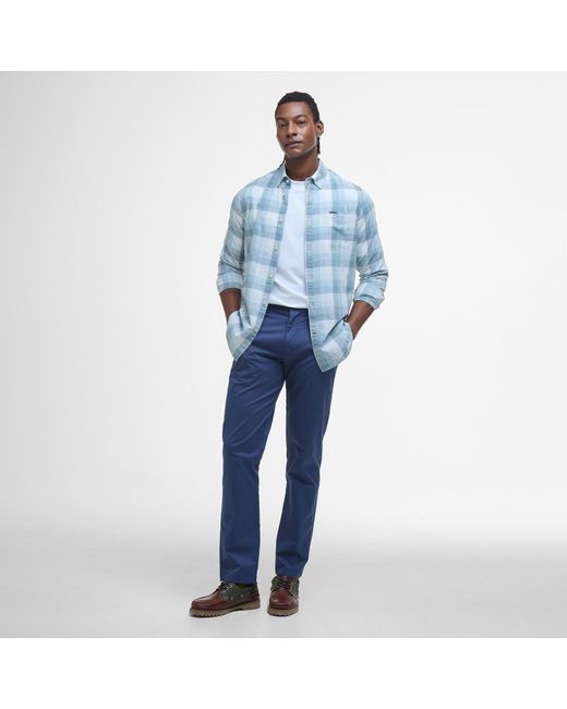 Barbour Blue Hillroad Shirt for men
