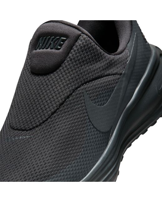 Nike Black Revolution 8 Easyon Running Shoe for men