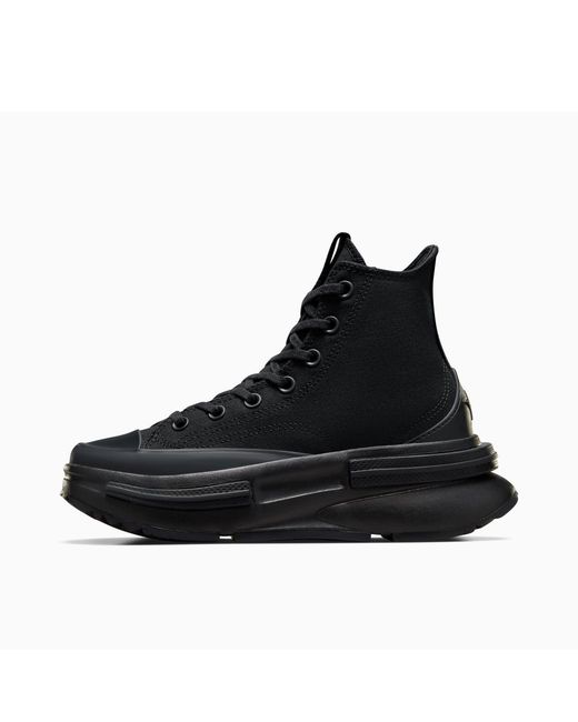 Converse Black Adults Run Star Legacy Platform High-Top Trainers