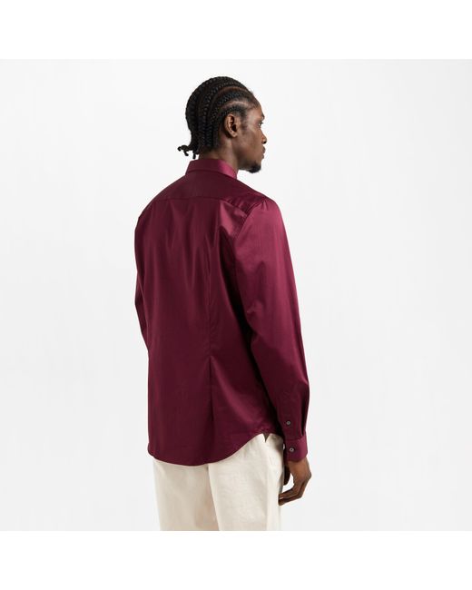 Ted Baker Purple Long-Sleeve Cotton Shirt for men