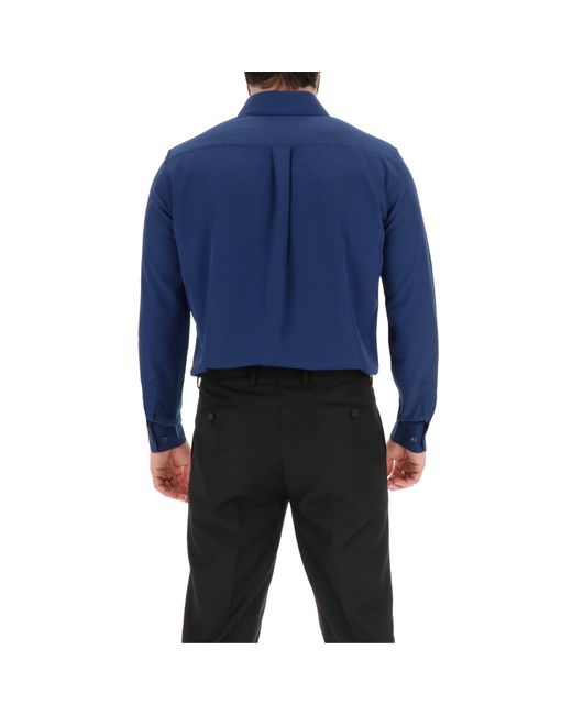 Scotch & Soda Blue Long-Sleeve Oxford Shirt for men
