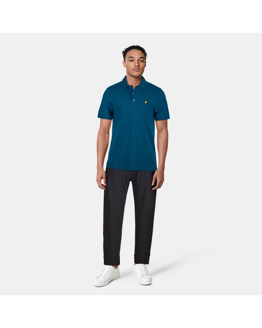Lyle & Scott Black Golf Airlight Trousers for men