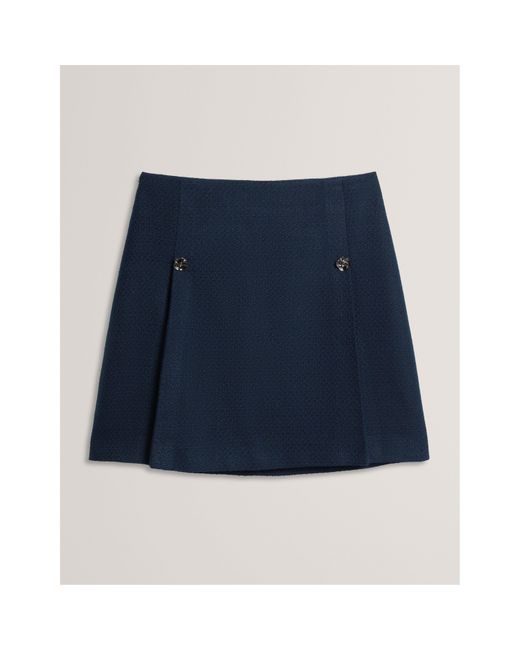 Ted Baker Blue Mini Skirt