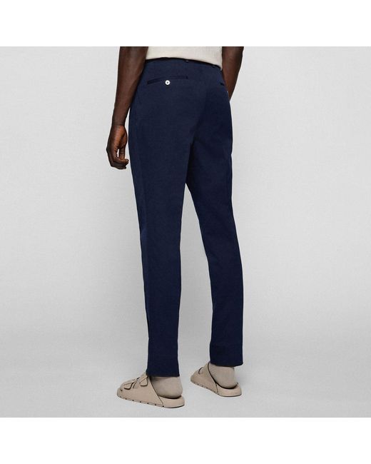 Boss Blue T-Peet Trousers for men