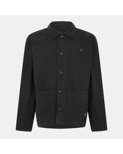 Vans Black Drill Chore Canvas Field Jacket for men