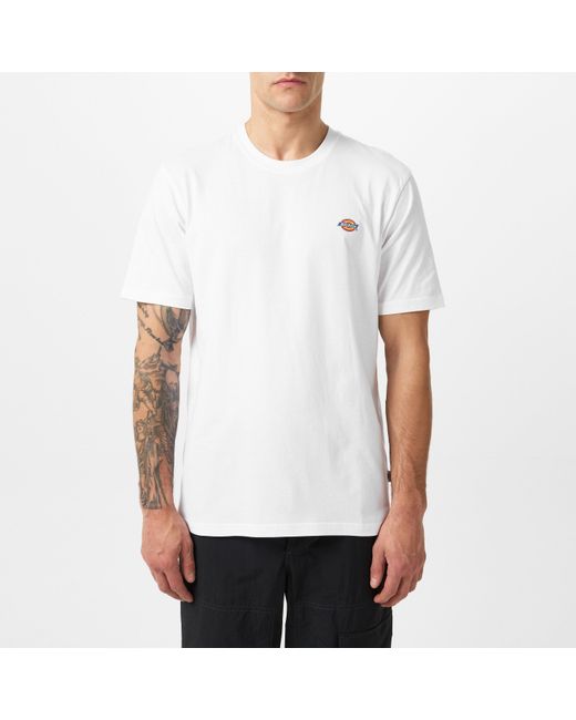 Dickies White Regular Fit Mapleton T-Shirt for men