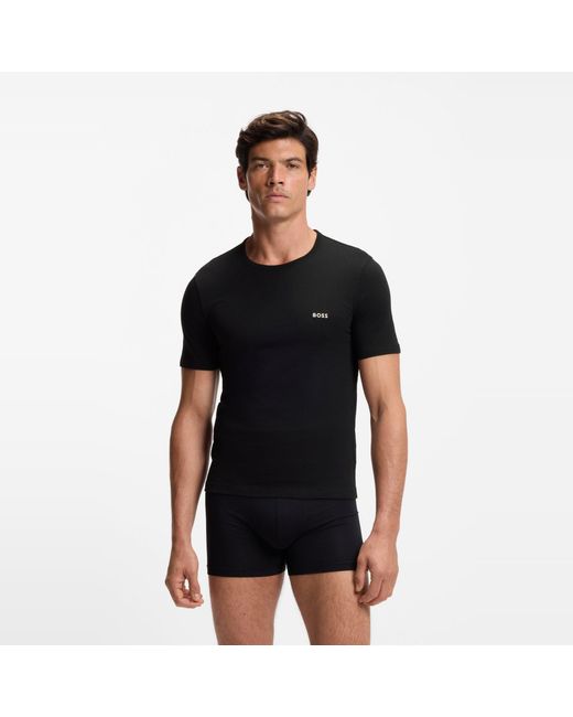 Boss Blue Bodywear 3 Pack Premium Cotton T-Shirts for men