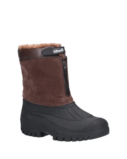 Cotswold Brown Venture Waterproof Winter Boot for men