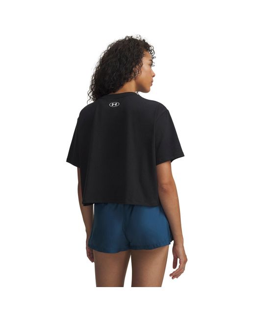 Under Armour Black Rival Boxy T-Shirt