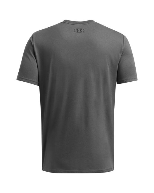 Under Armour Gray Foundation Short Sleeve for men