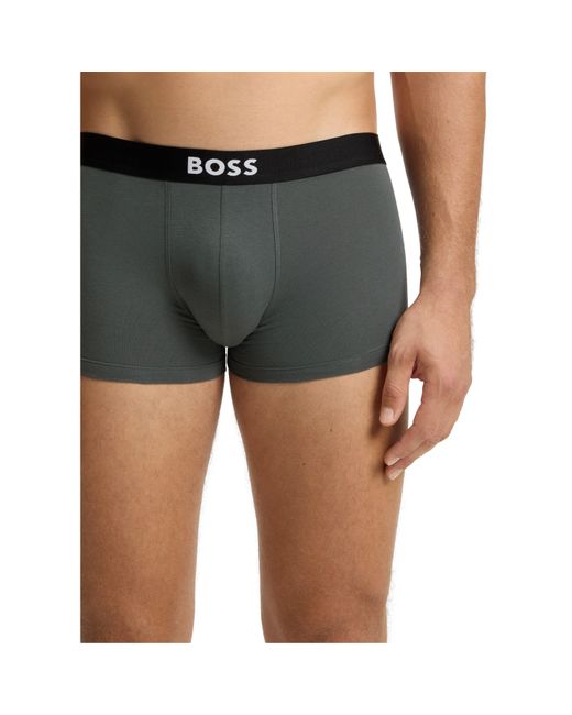 Boss Black 3 Pack Boxers With Logo Waistband for men