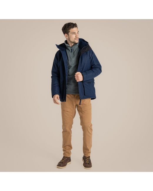 Craghoppers Brown Karst Straight Leg Trousers for men