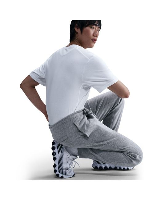 Nike Gray Sportswear Club Fleece Jogging Pants for men