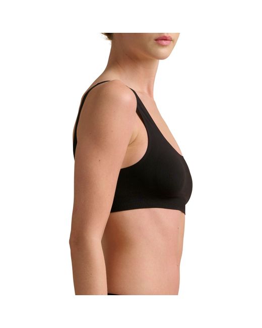 Wolford Black Structured Scoop Top