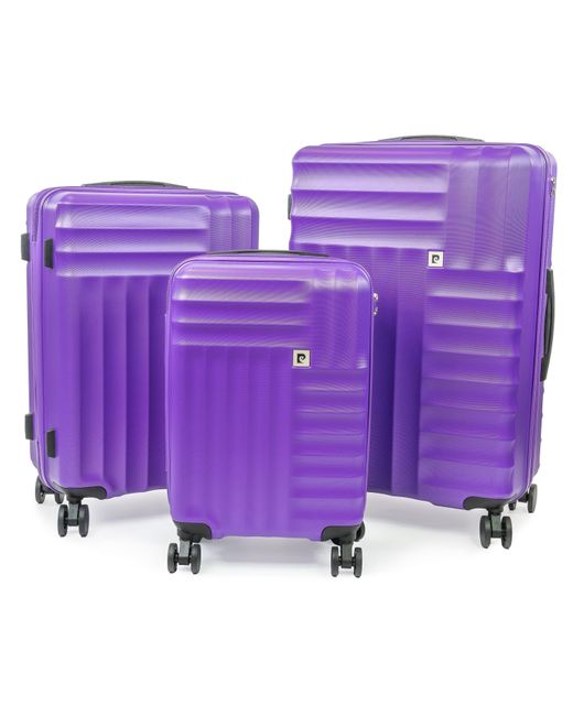Pierre Cardin Purple Soleil 30-Inch Hard Shell Luggage Suitcase