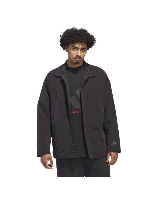 Adidas Black Adi Performance Tracksuit Top for men