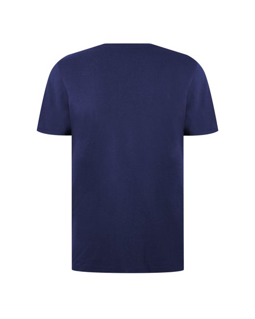 Polo Ralph Lauren Blue Box Logo T-Shirt for men