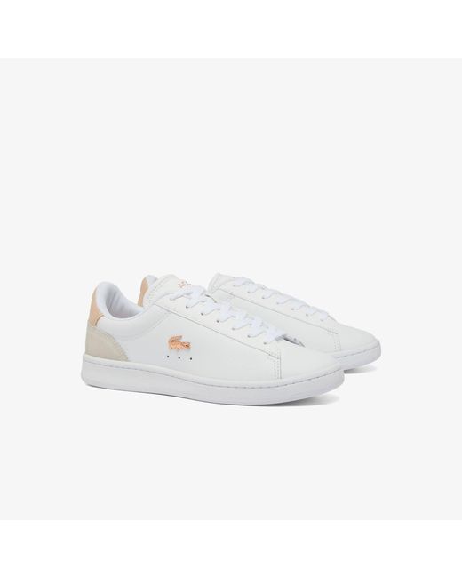 Lacoste White Low-Top Trainers