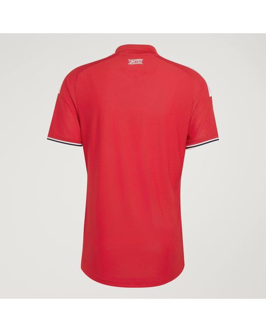 Adidas Red Manchester United Authentic Home Shirt 2026/27 for men