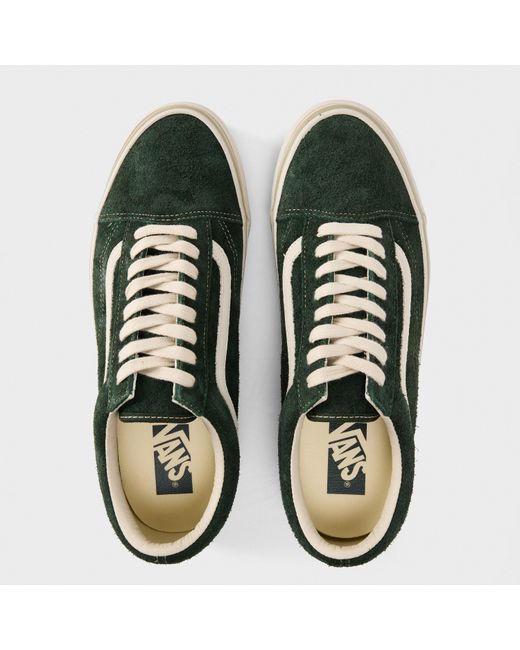 Vans Green Old Skool Low Canvas Trainers for men