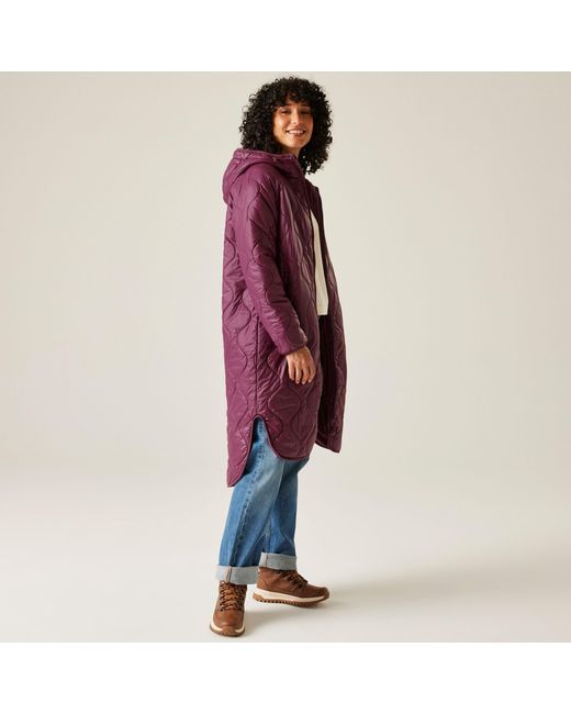 Regatta Red Triea Water-Repellent Lightweight Quilted Jacket