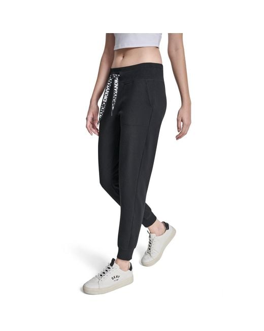 DKNY Black Tape Logo Jog