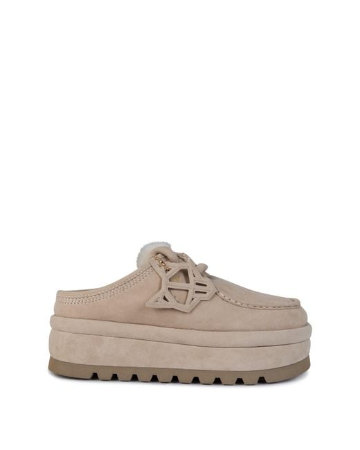Naked Wolfe Gray Blizzard Mules