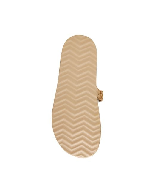Steve Madden Natural Flatform Sandals