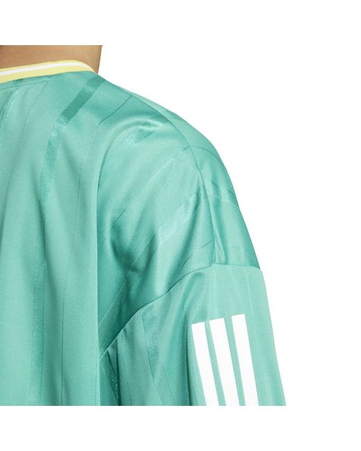Adidas Green Tiro Cropped T-Shirt Crop Top