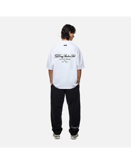 TELA CRUZ White Studio Tee for men