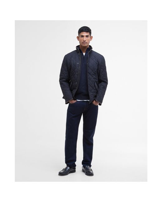 Barbour Blue Powell Jacket for men