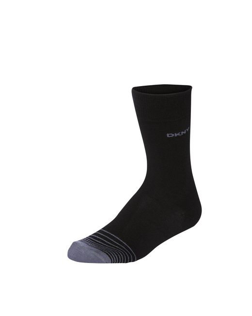 DKNY Black 6 Pack Socks Ross for men