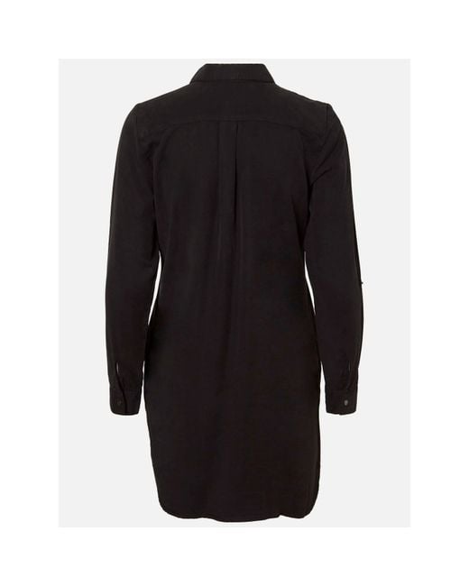 Vero Moda Blue Sigga Long Sleeve Shirt Dress