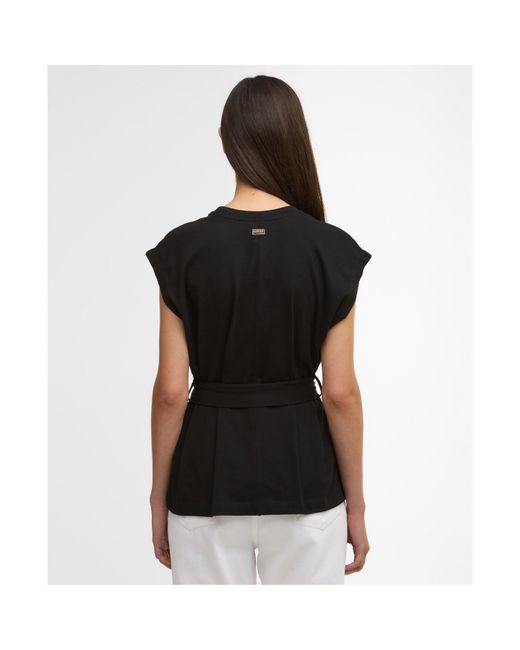 Barbour Black Alexis Oversized T-Shirt