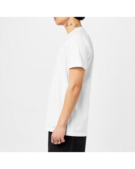 Maharishi White Miltype Embroidered T Shirt for men