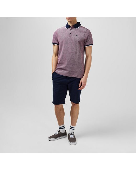 SoulCal & Co California Purple Pique Polo Shirt for men