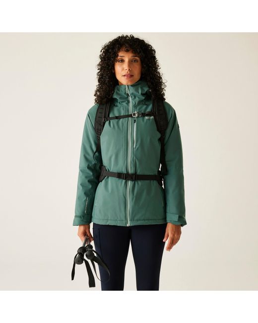Regatta Green Highton Stretch Insulated Long Sleeve Waterproof Jacket