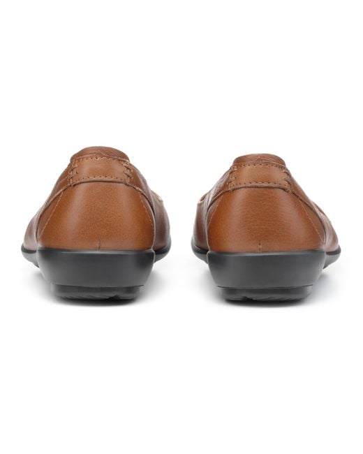 Hotter Brown Robyn Ii Standard Fit Ballerina Pumps
