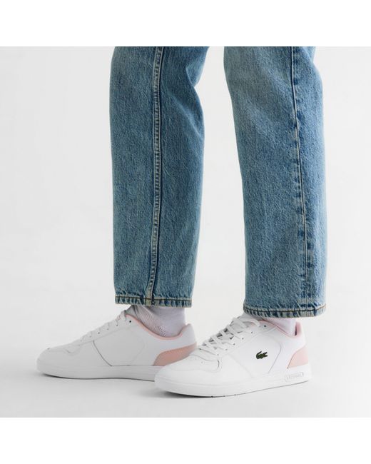 Lacoste White Low-Top Trainers