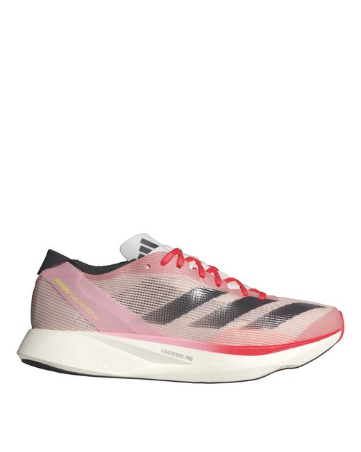 Adidas Pink Adizero Takumi Sen 10 Running Shoes