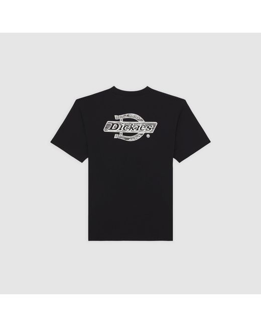 Dickies Black Wood Logo Regular Fit T-Shirt for men